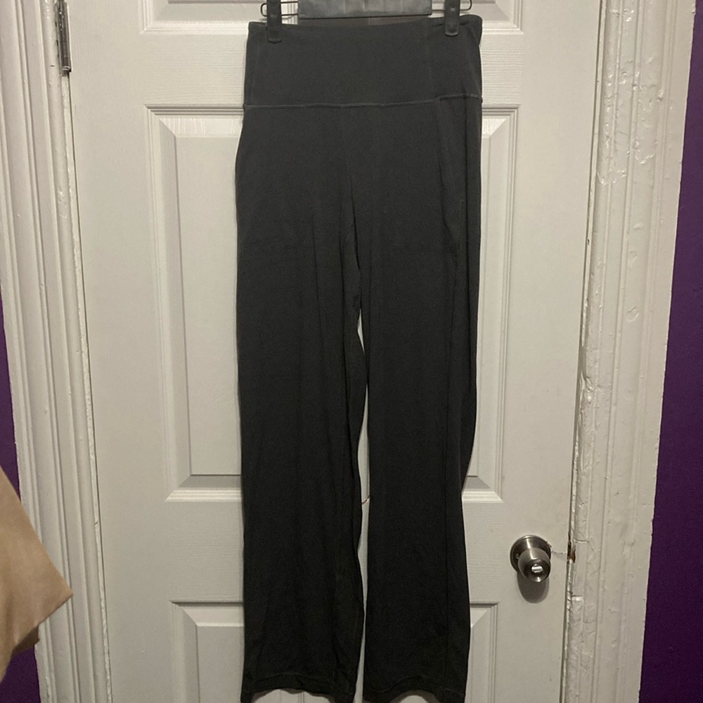 lululemon athletica Charcoal Wide Leg Pants